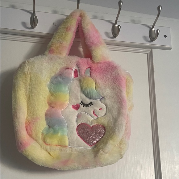 Other - Unicorn Plush Kids crossbody Bag - Multicolor